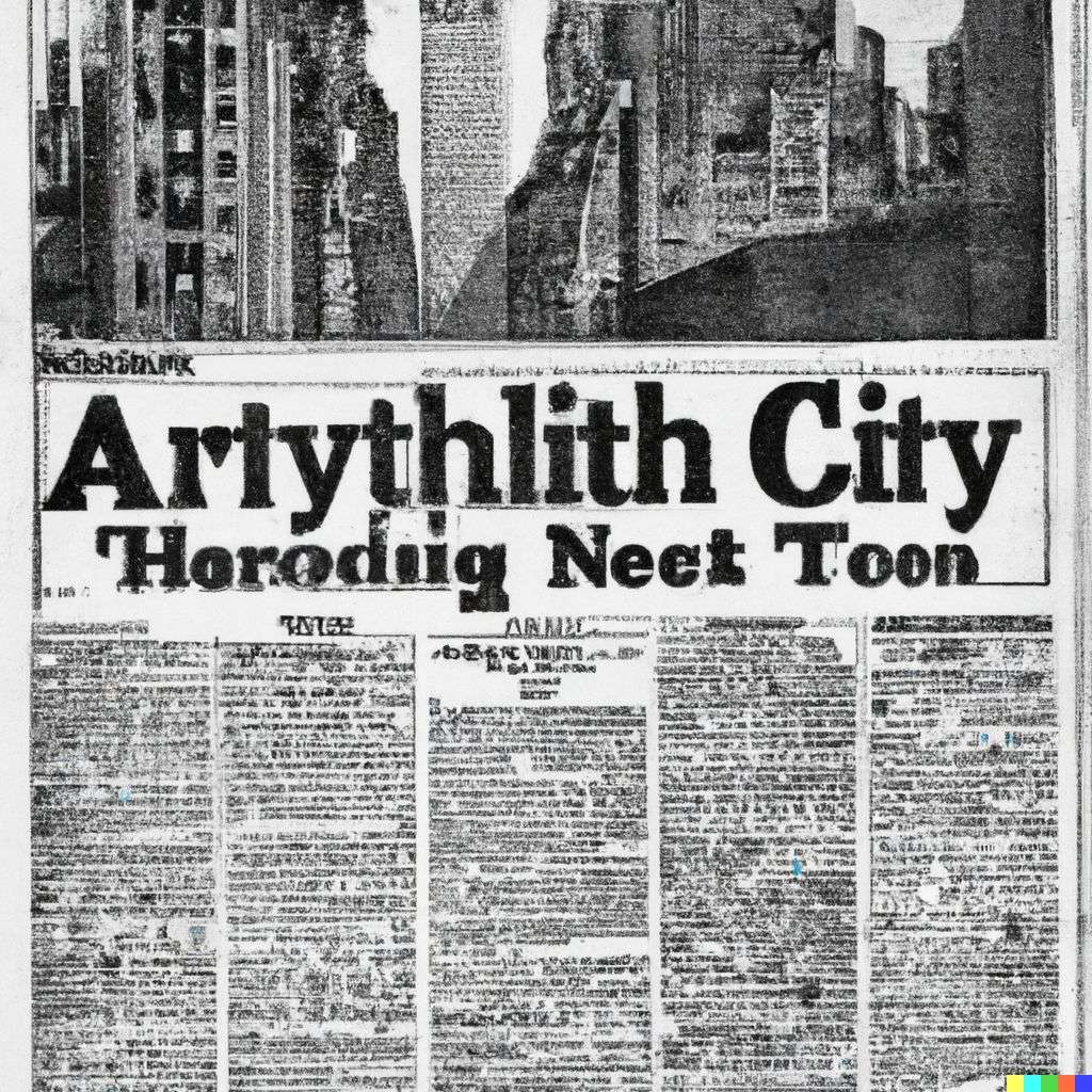 a representation of anxiety, front page of The New York Times, 1930